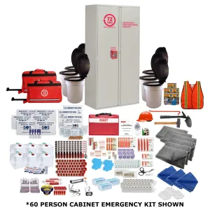 72HRS Cabinet Emergency Kit - 250 Person