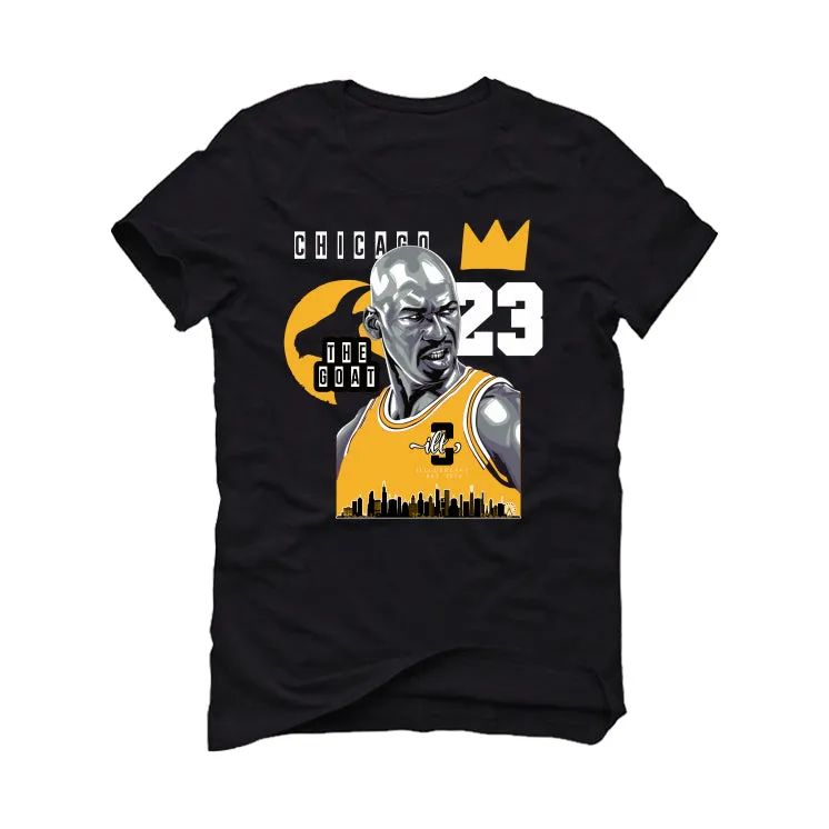 Air Jordan 14 “Light Ginger” Black T-Shirt (The Goat)