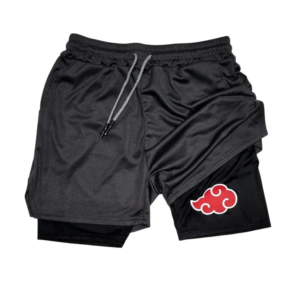 Akatsuki Ninja Mesh Gym Shorts