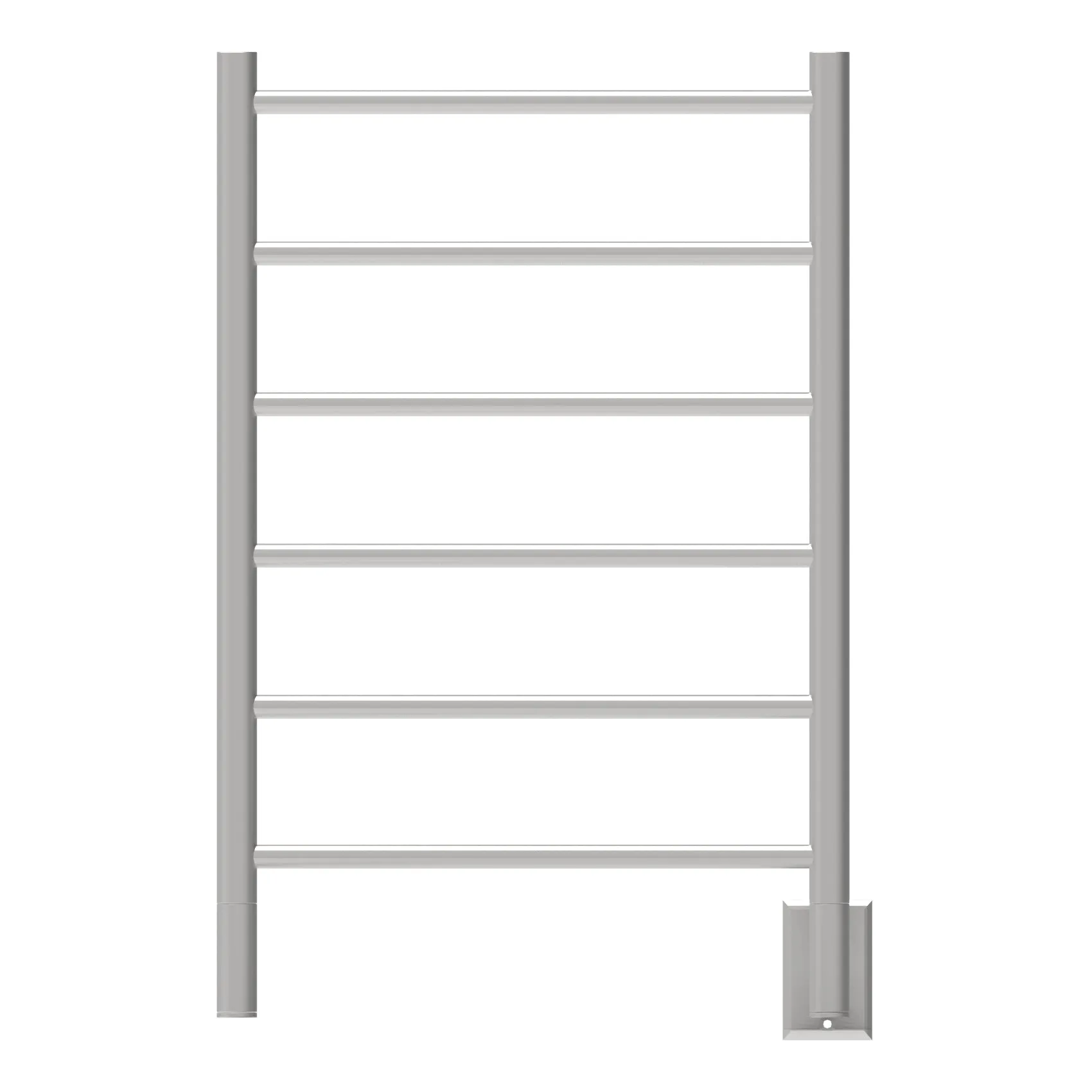 Amba JSB Jeeves Model J Straight 6 Bar Hardwired Drying Rack in Brushed