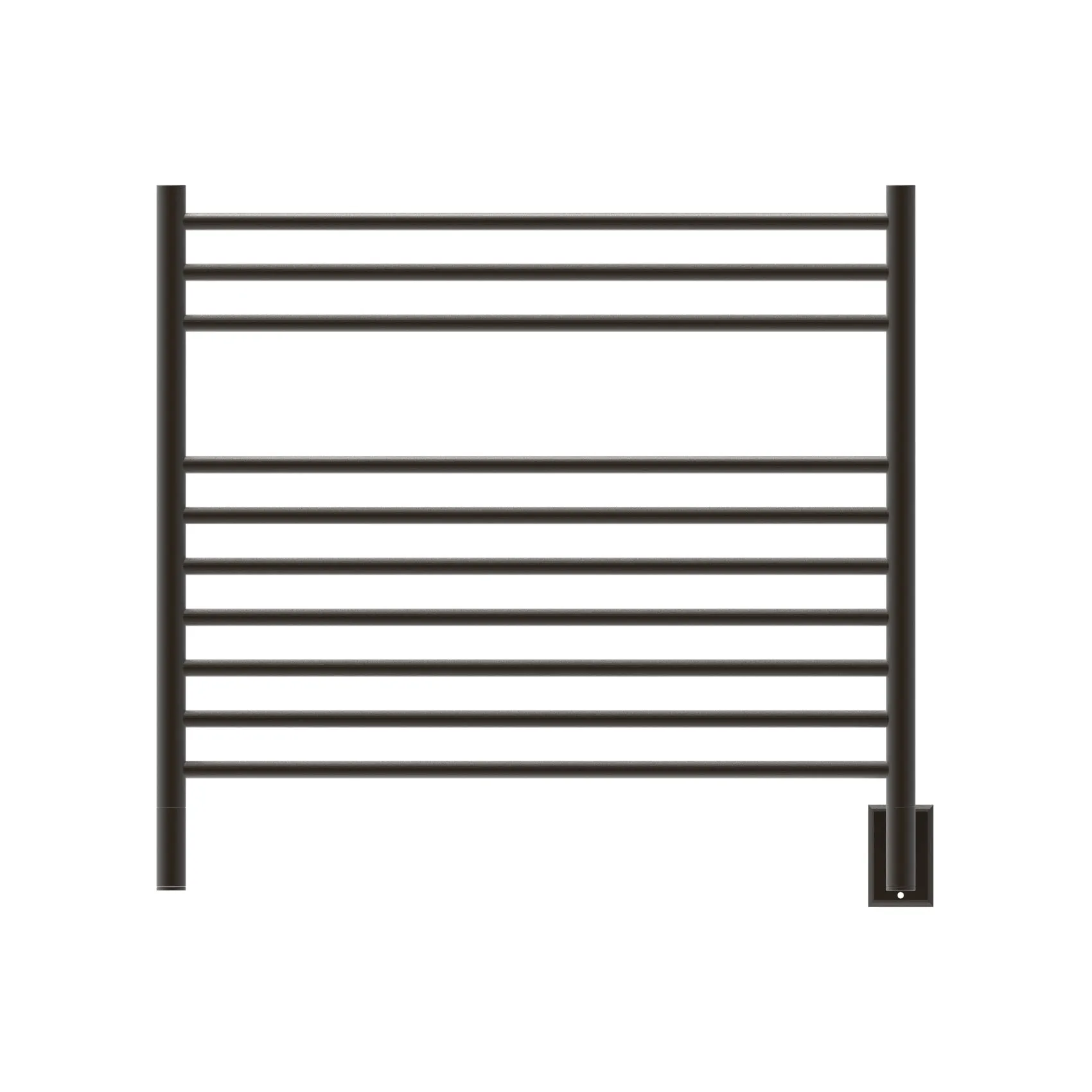 Amba KSO Jeeves Model K Straight 10 Bar Hardwired Towel Warmer in Oil Rubbed Bronze