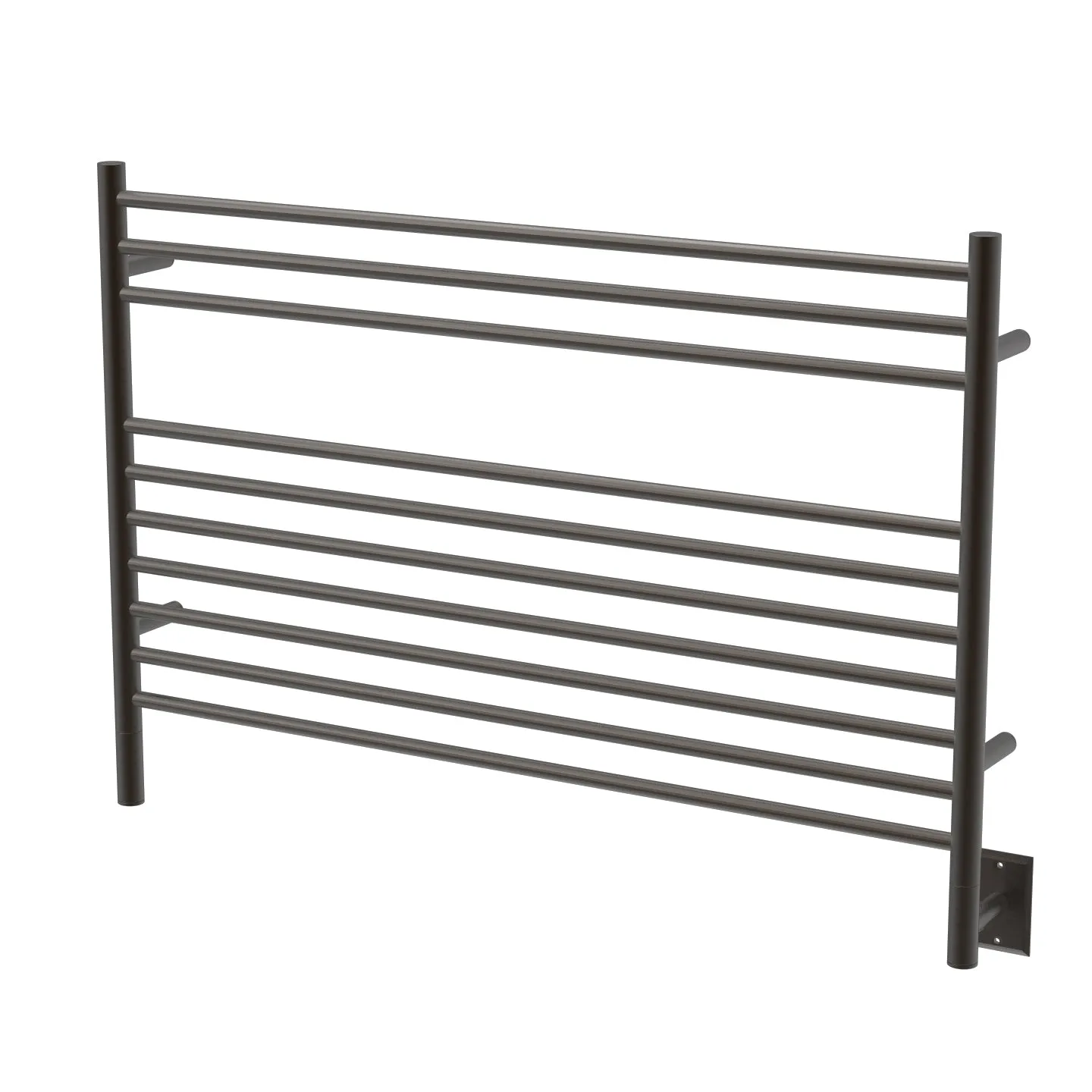 Amba LSO Jeeves Model L Straight 10 Bar Hardwired Towel Warmer in Oil Rubbed Bronze