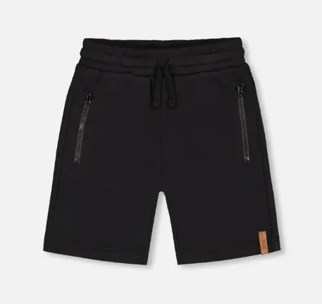 Anthracite French Terry Shorts Zipper