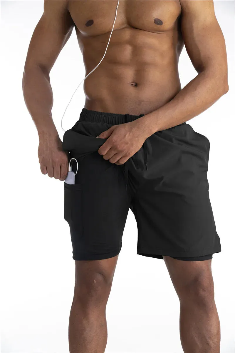 Armour Running Shorts with Liner and Phone Pocket