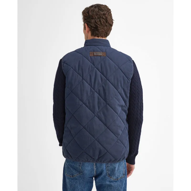 Barbour Country Liddesdale Quilted Mens Gilet - Navy