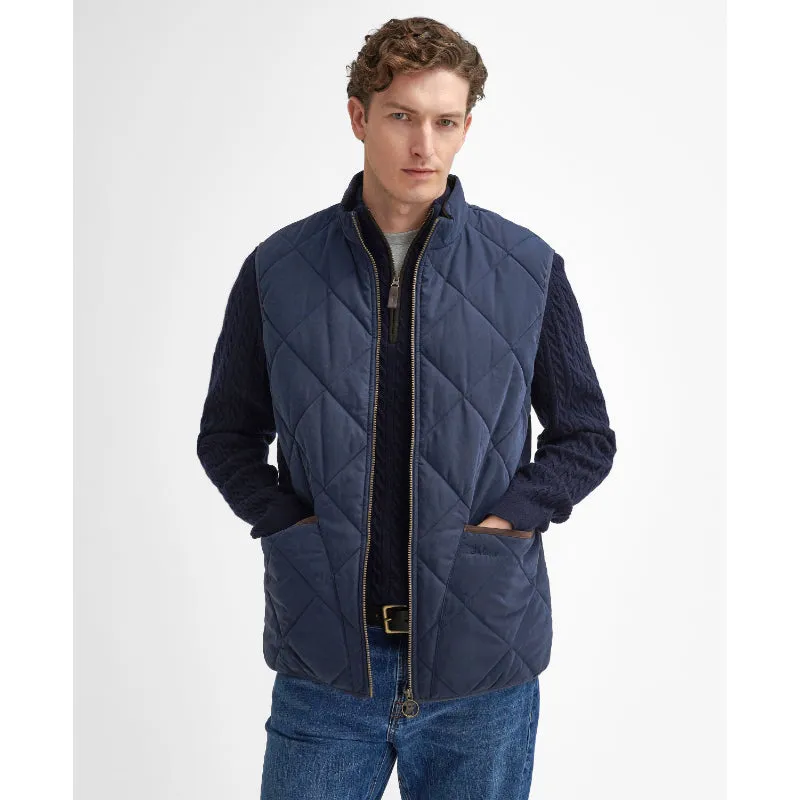 Barbour Country Liddesdale Quilted Mens Gilet - Navy