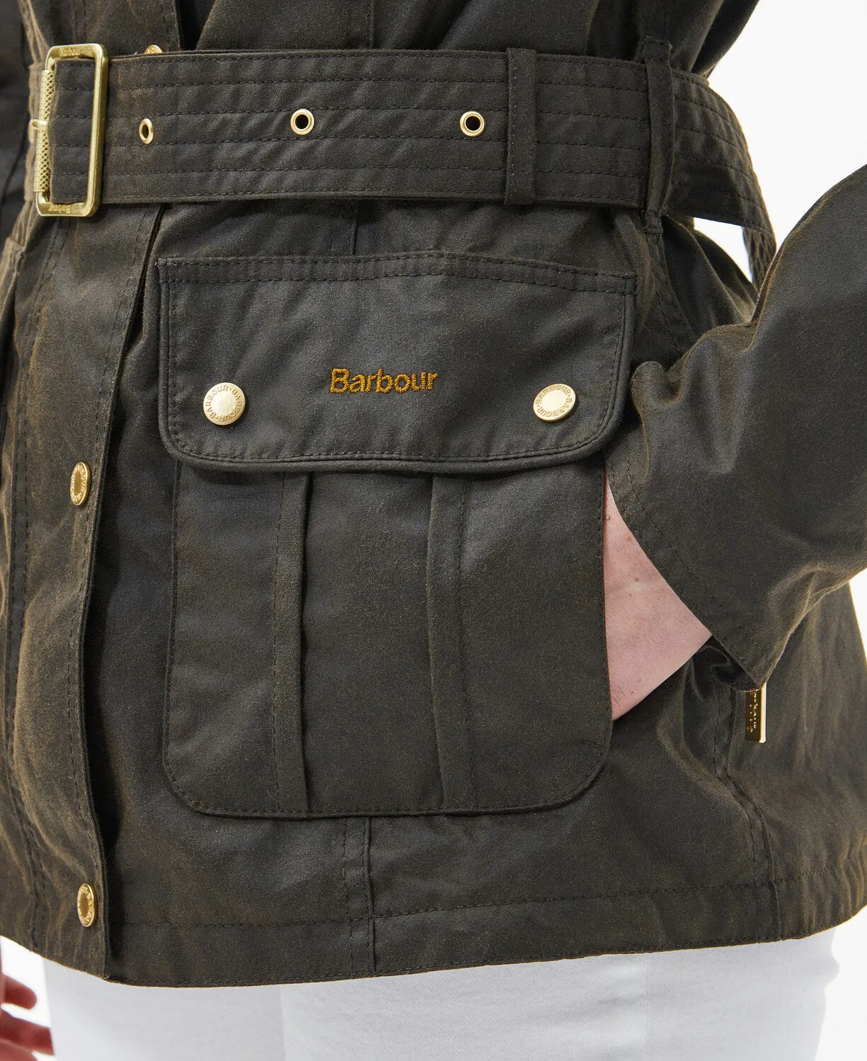 Barbour Winter Belted Utility Wax Jacket