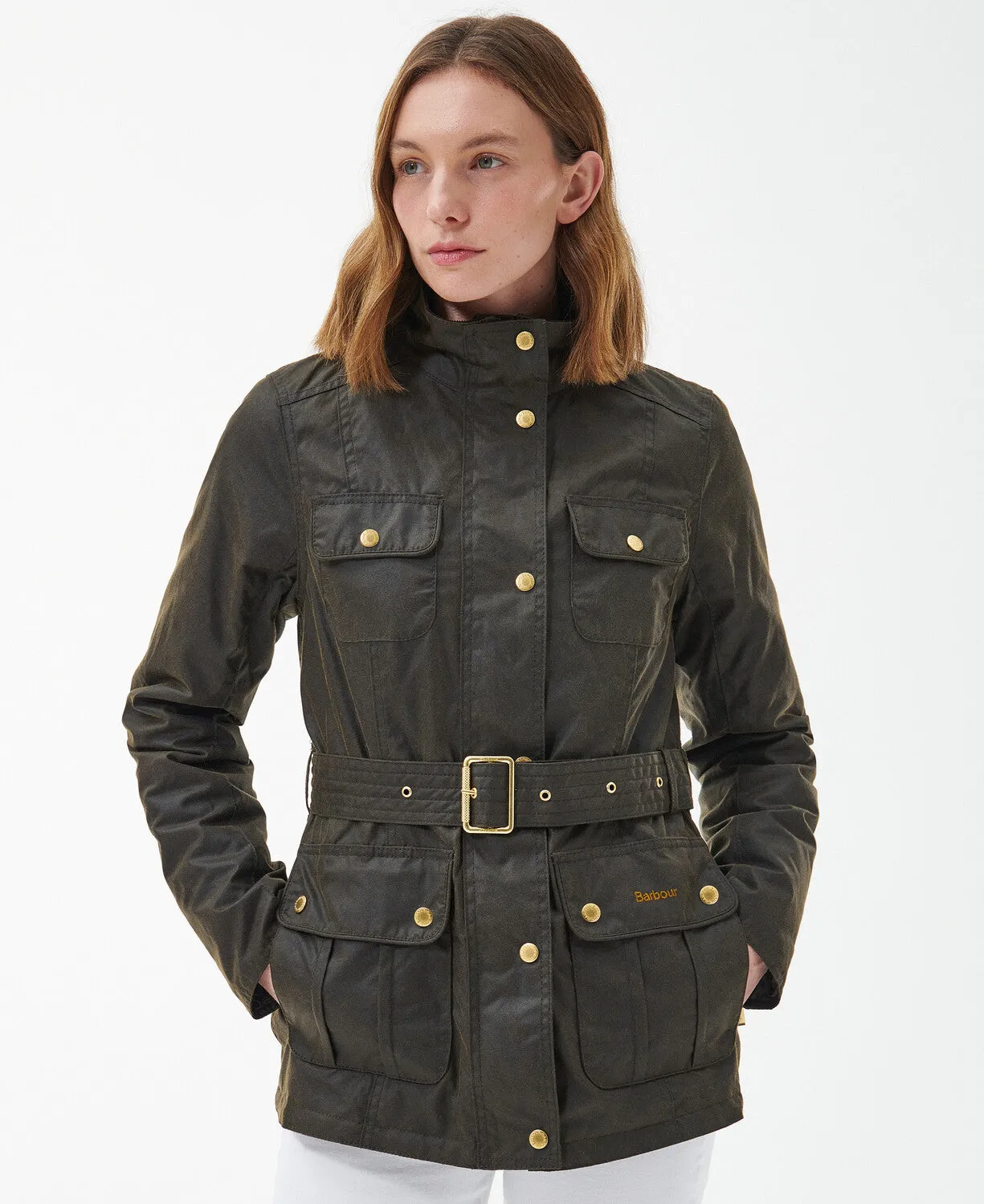 Barbour Winter Belted Utility Wax Jacket