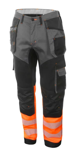 Beeswift Deltic Hi-Vis Two-Tone Trousers - {ALL COLOURS / SIZES}