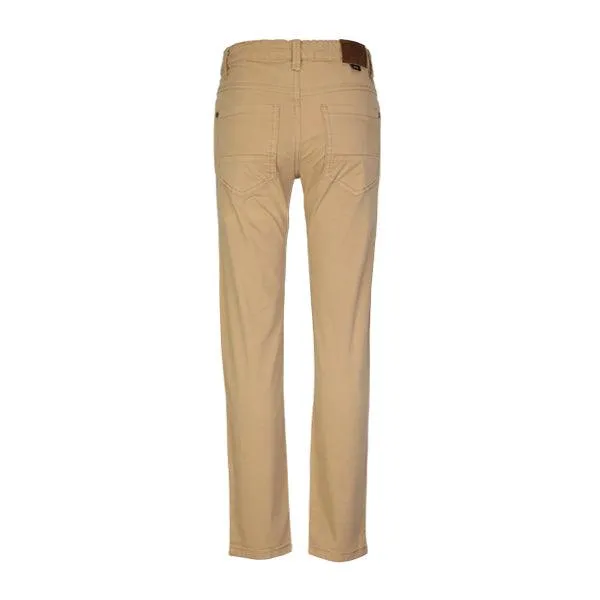 BEIGE BASIC TROUSERS FOR BOYS