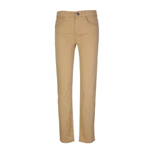 BEIGE BASIC TROUSERS FOR BOYS