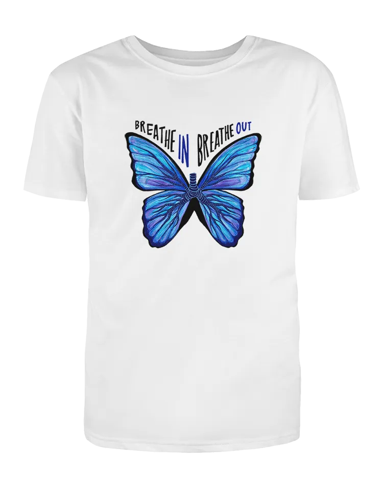 Breathe In, Breathe Out (Butterfly) - T-Shirt