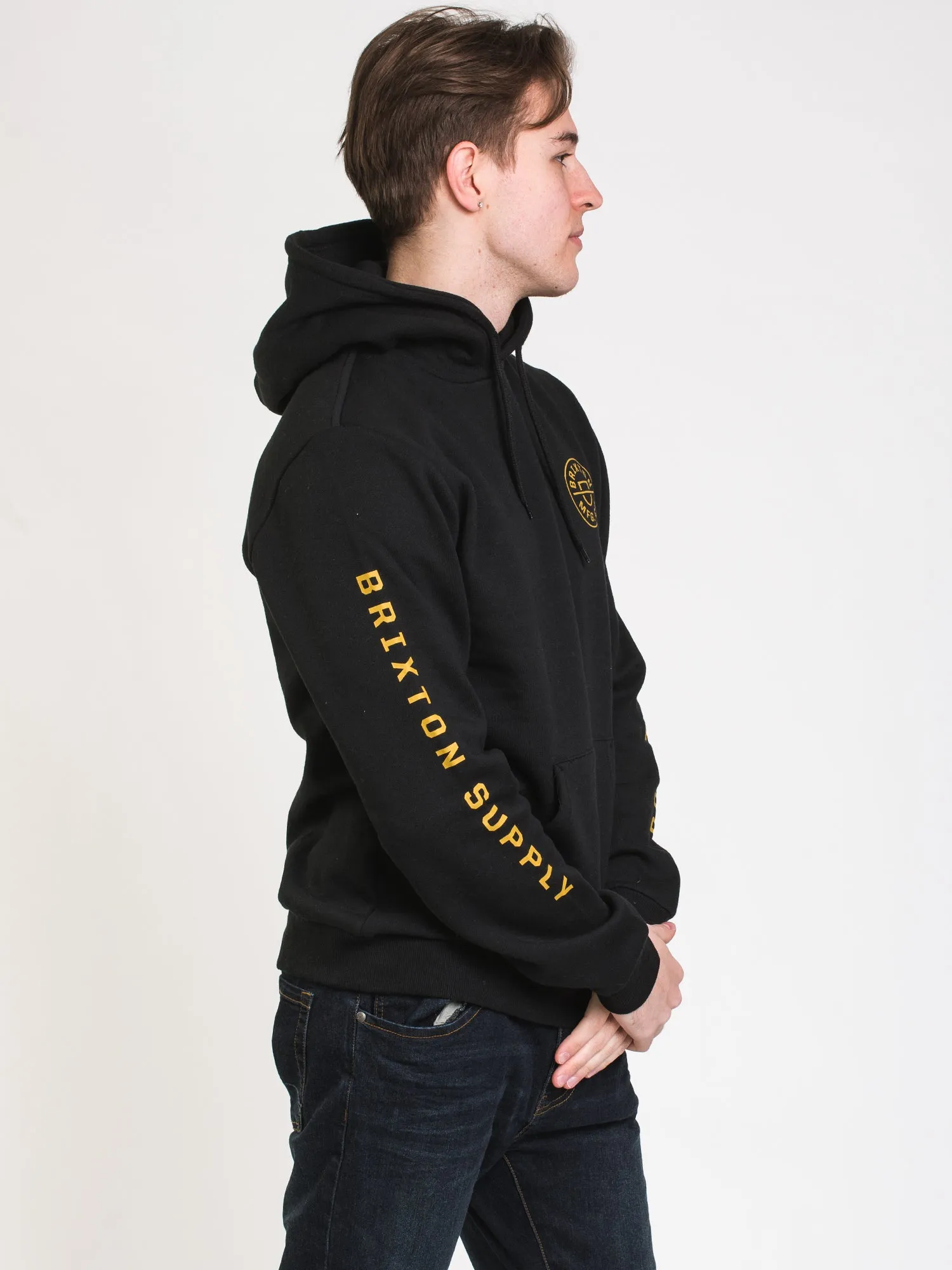 BRIXTON CREST PULLOVER HOODIE  - CLEARANCE