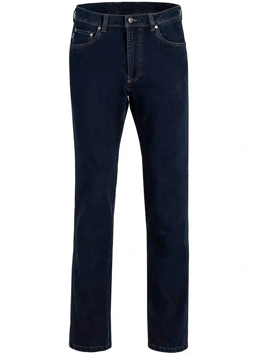 BRUHL Mens Genua III B Light Ring Denim Jeans - Dark Navy