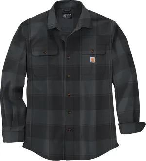 Carhartt  Loose Fit Heavyweight Flannel Long Sleeve Plaid Shirt Men's