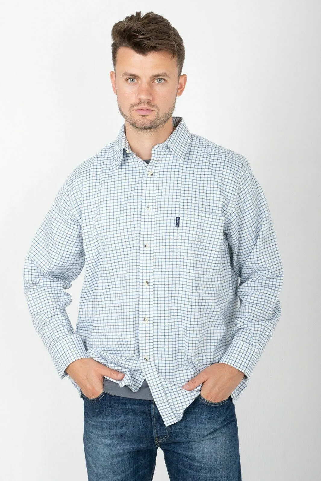 Champion Mens Long Sleeve Check Shirt - Highclere