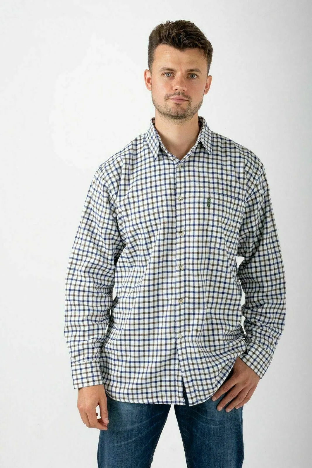 Champion Mens Long Sleeve Check Shirt - Highclere