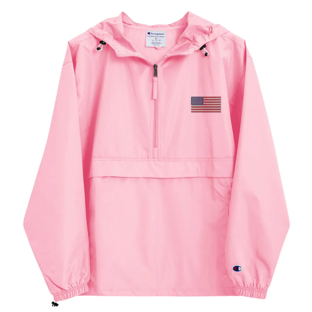 Champion Packable Jacket American Flag limited Edition