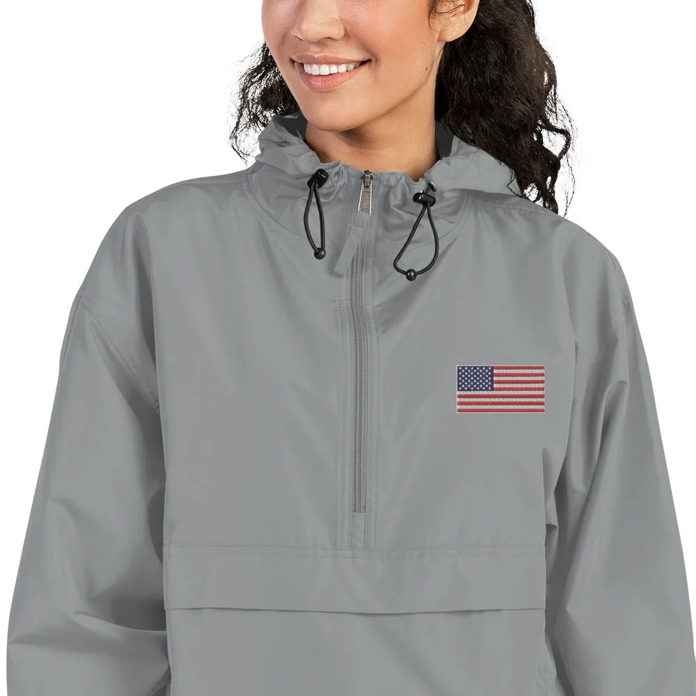 Champion Packable Jacket American Flag limited Edition