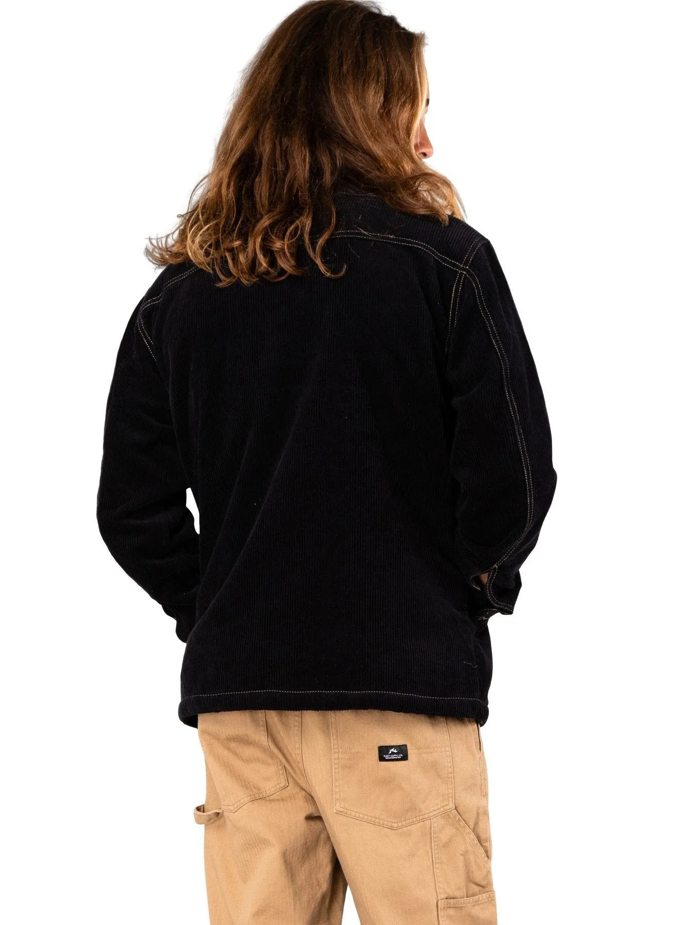 Coop Corduroy Jacket - Black Fennel