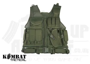 Cross Draw Tactical Vest - OD Green