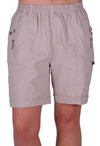 Elasticized Plus Size Shorts