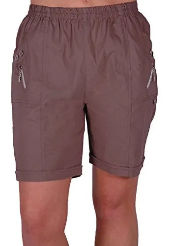 Elasticized Plus Size Shorts