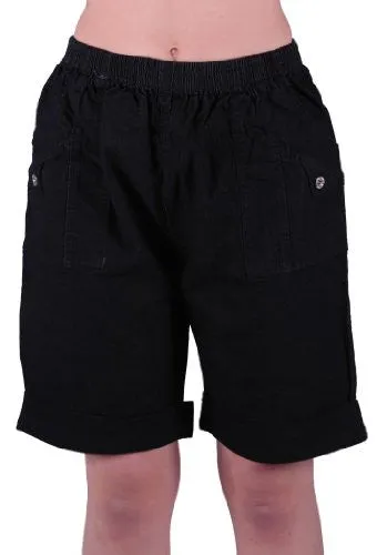 Elasticized Plus Size Shorts