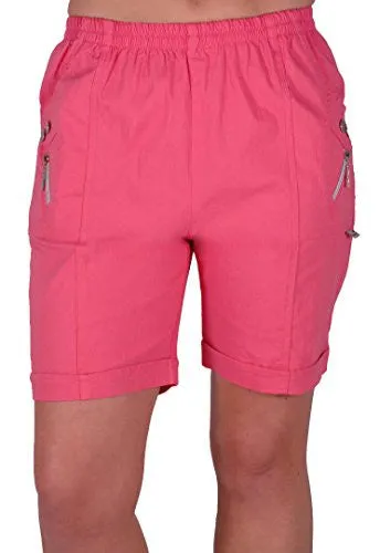 Elasticized Plus Size Shorts