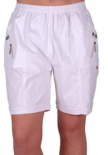 Elasticized Plus Size Shorts