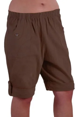 Elasticized Plus Size Shorts