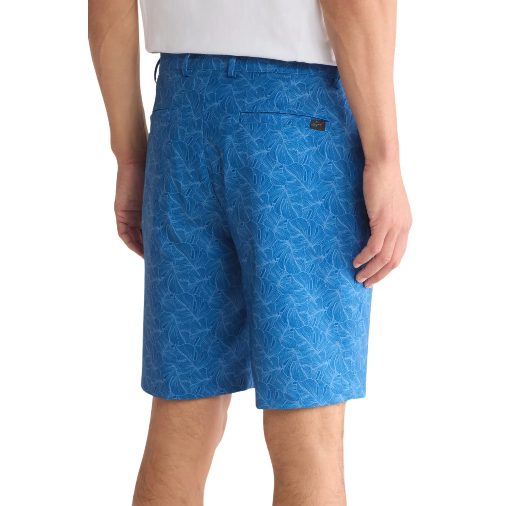 Greg Norman Tonal Palm Leaves Men's Print Shorts