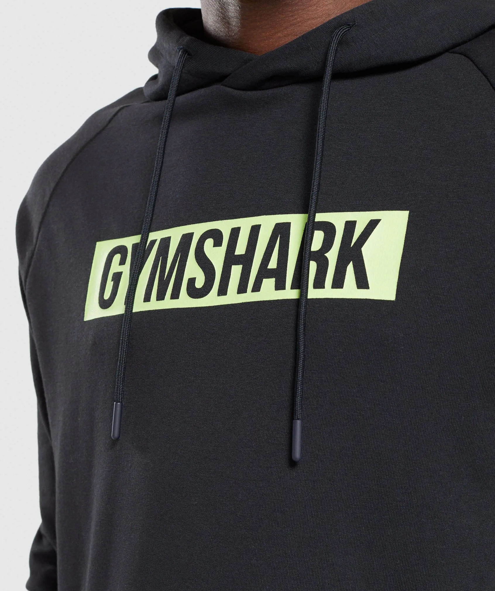 Gymshark Block Hoodie - Black/Lime