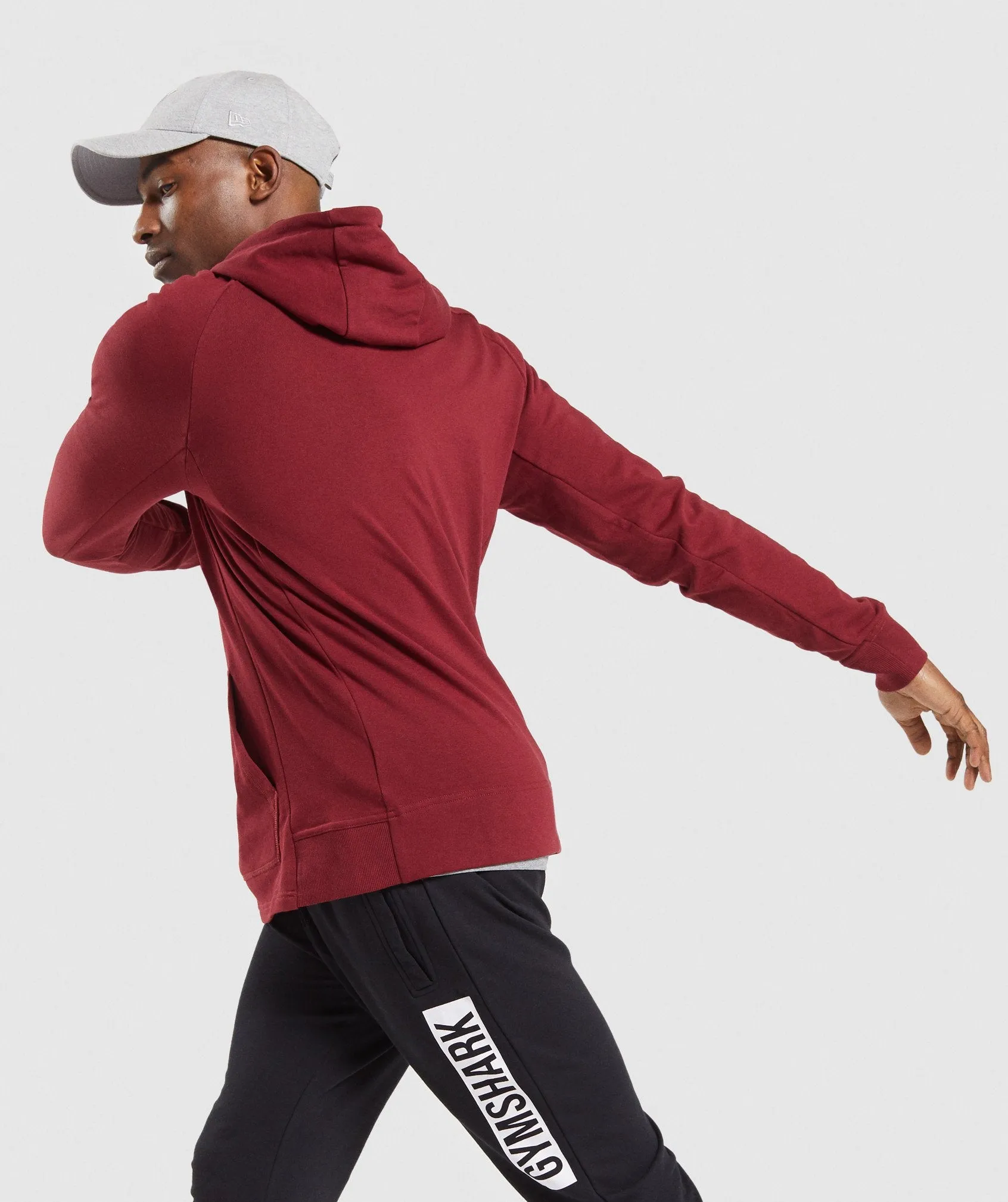 Gymshark Block Hoodie - Claret