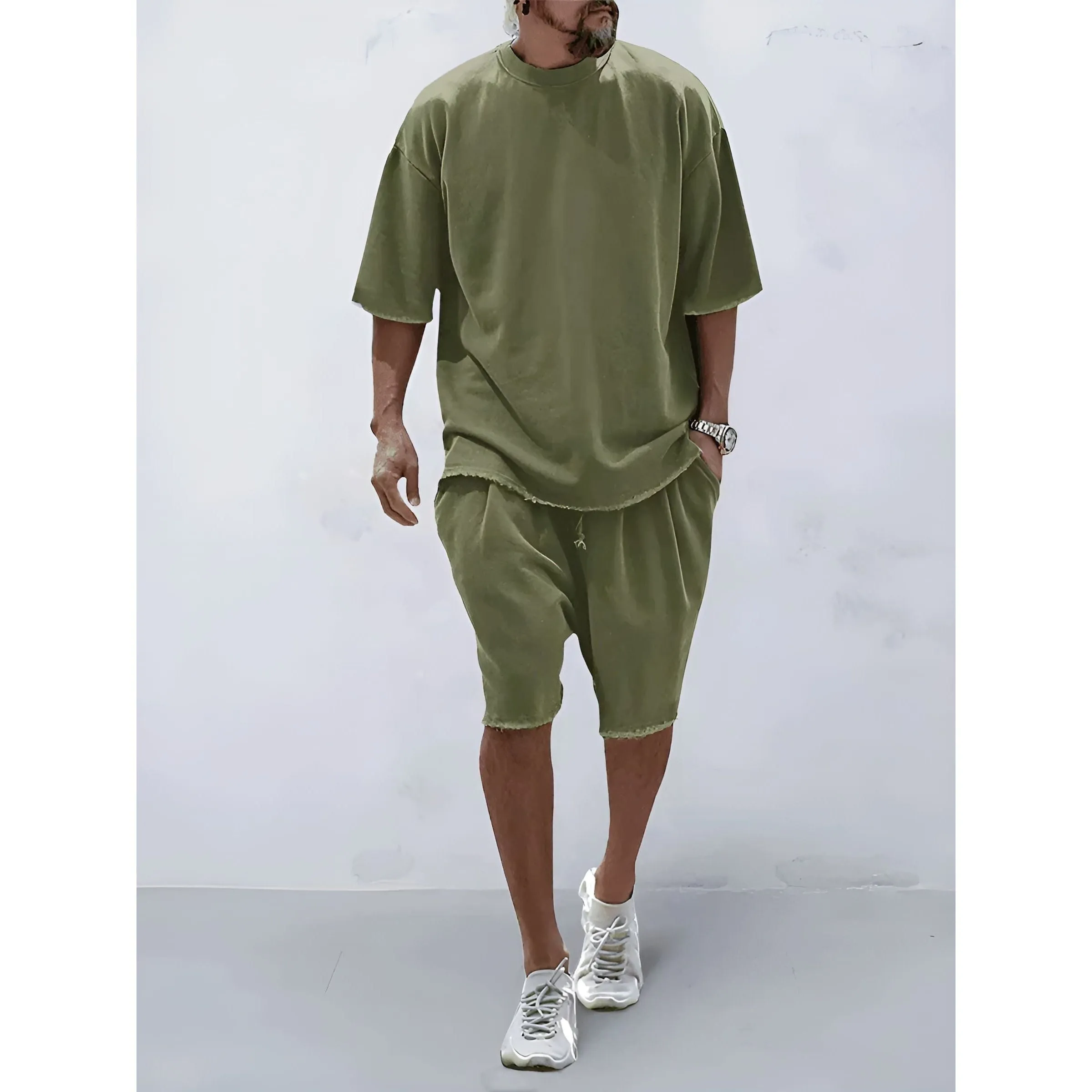 Heinz Set - Lässiges Sommer-Set für Herren (Shirt   Shorts)