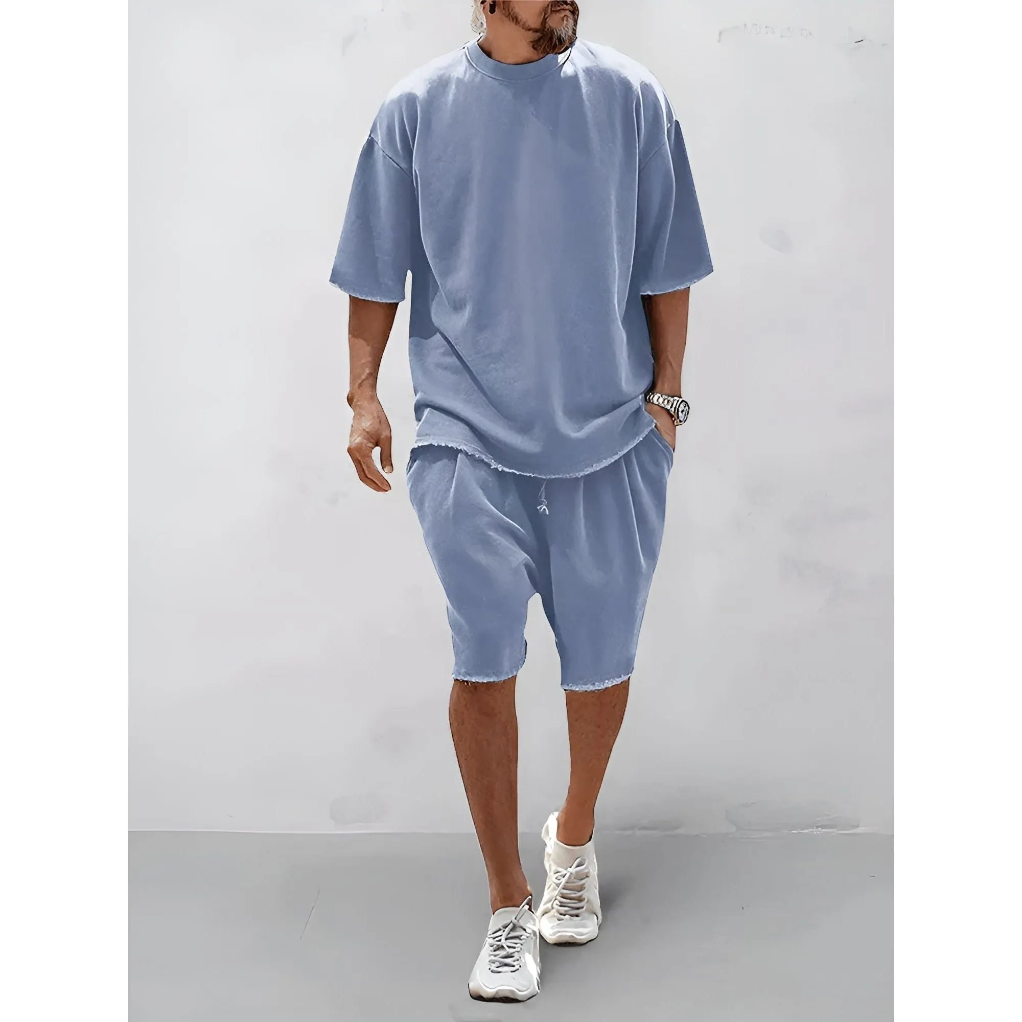 Heinz Set - Lässiges Sommer-Set für Herren (Shirt   Shorts)