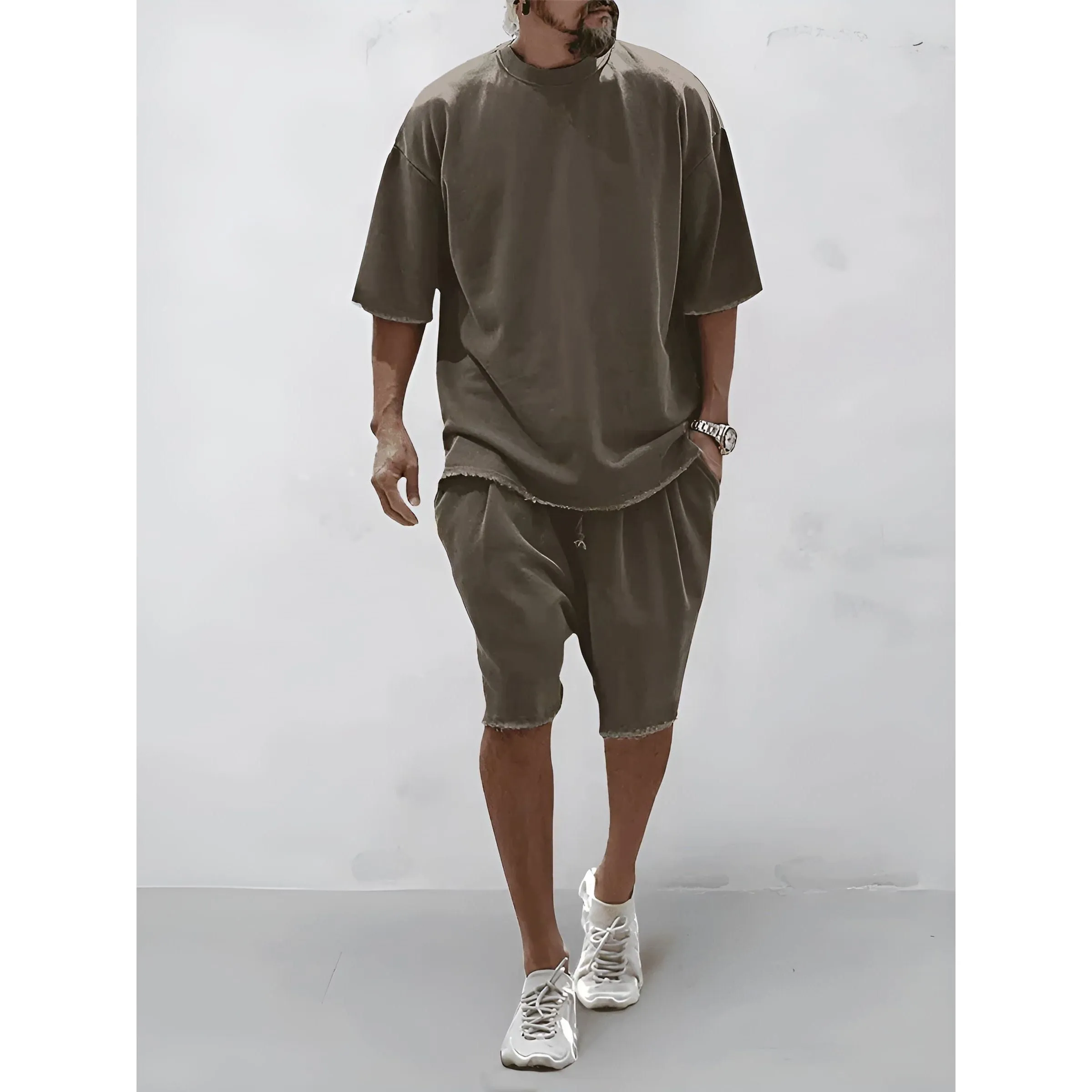 Heinz Set - Lässiges Sommer-Set für Herren (Shirt   Shorts)