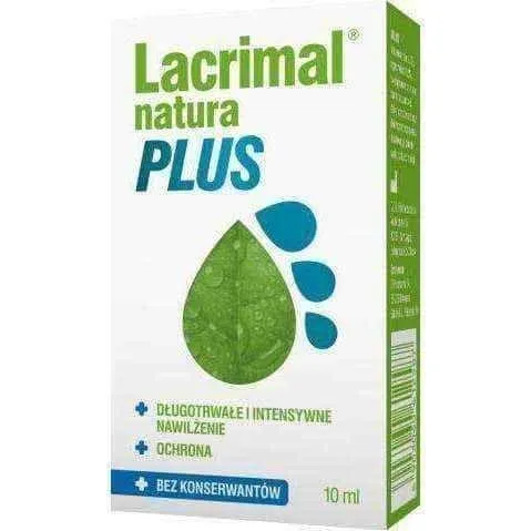 Hypromellose eye drops | Lacrimal Natura Plus eye drops 10ml