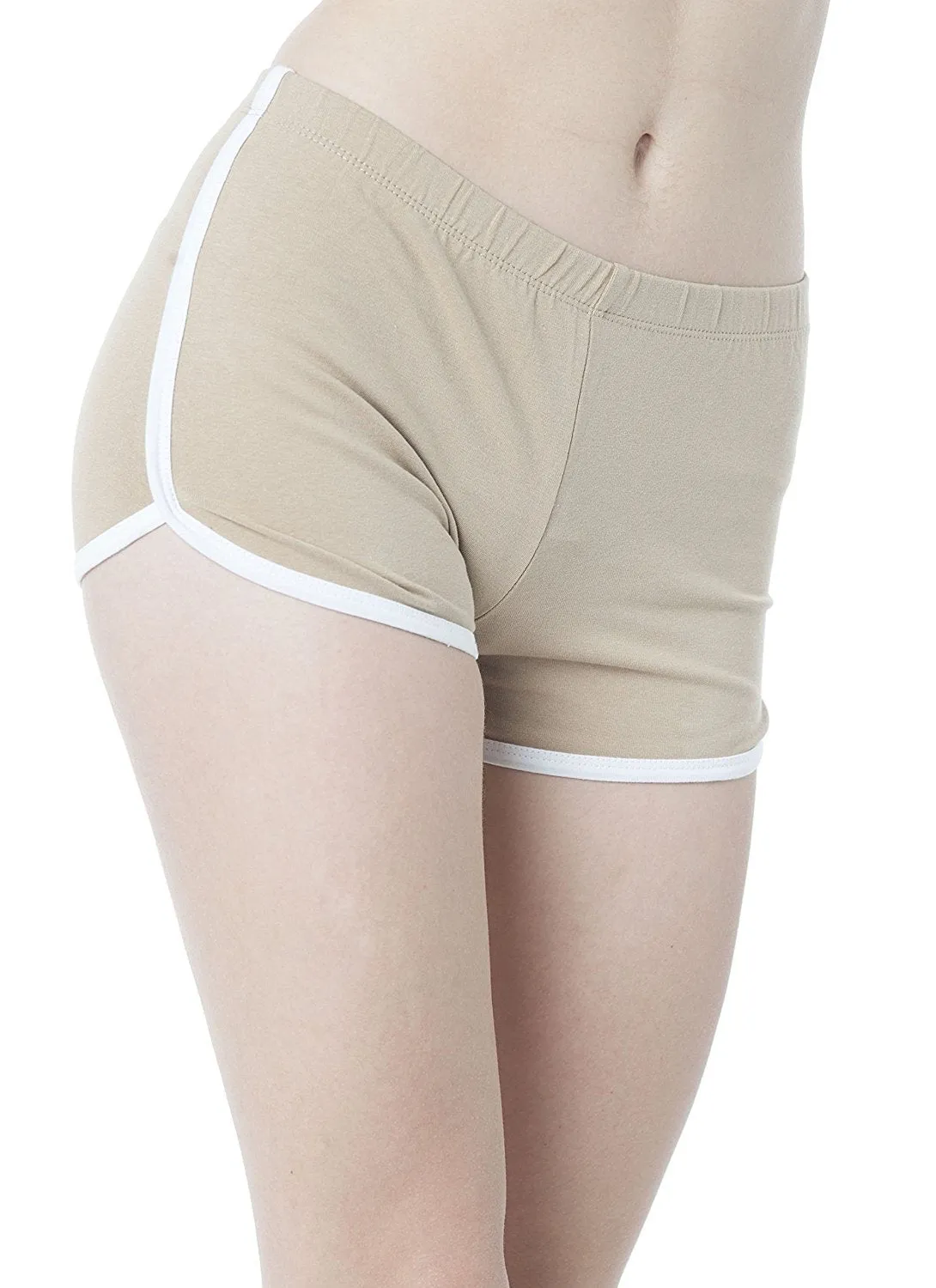 Khanomak Elastic Waist Dolphin Binding Shorts