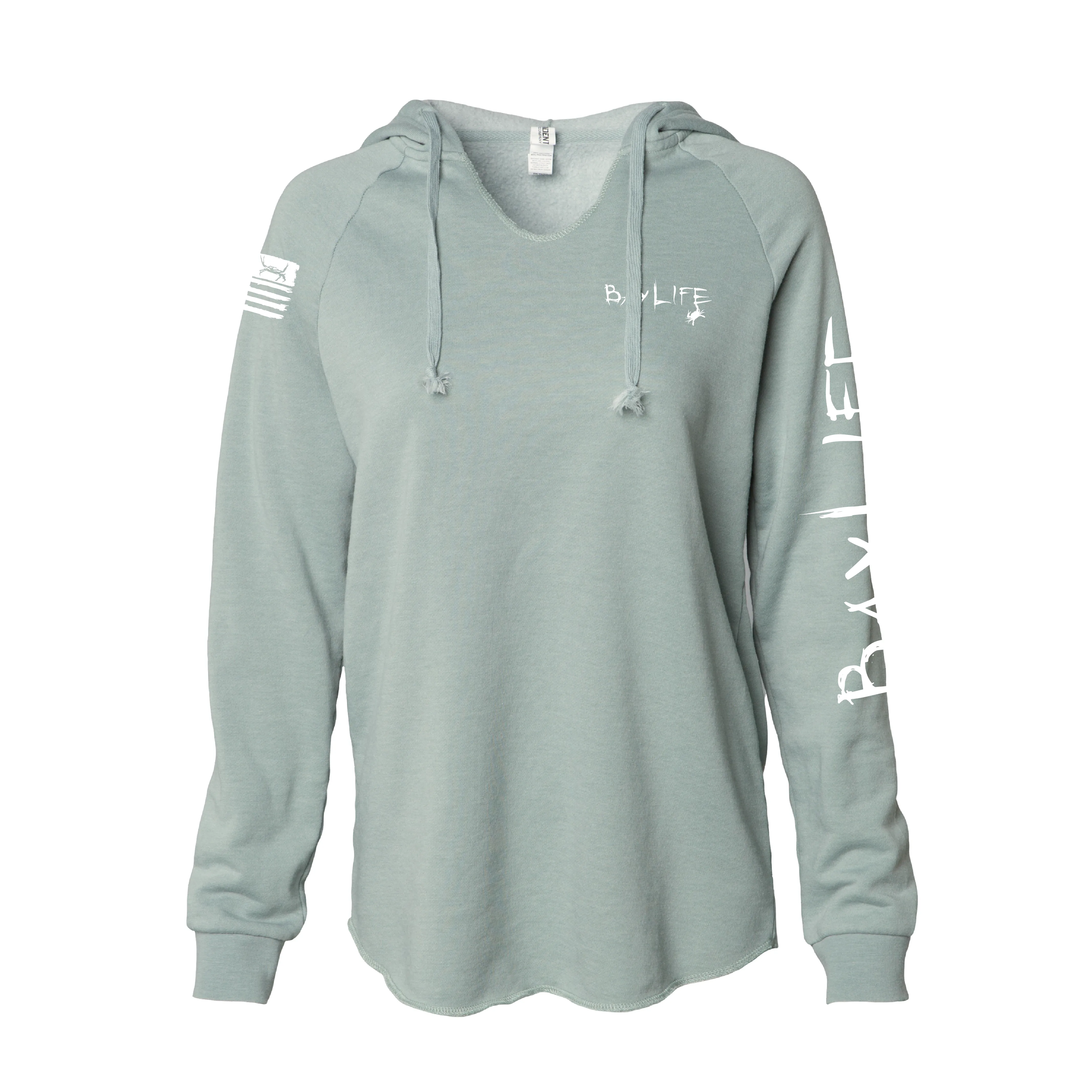 Ladies Premium "Bay Washed" Hoodie | Sage