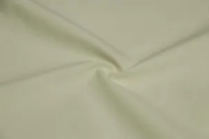 Light Cream Plain Cotton Rib Fabric