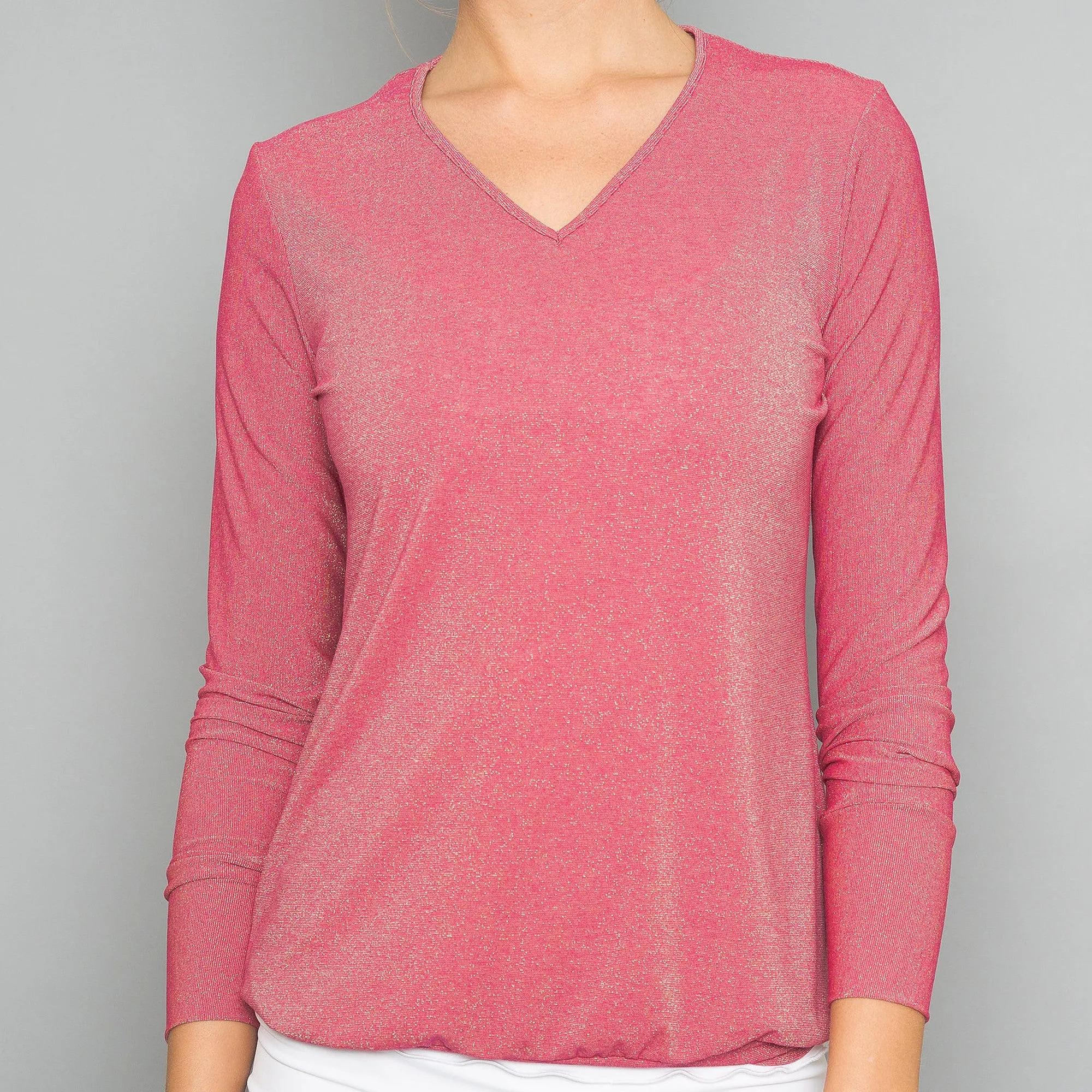 Lush Weave V-neck Pullover