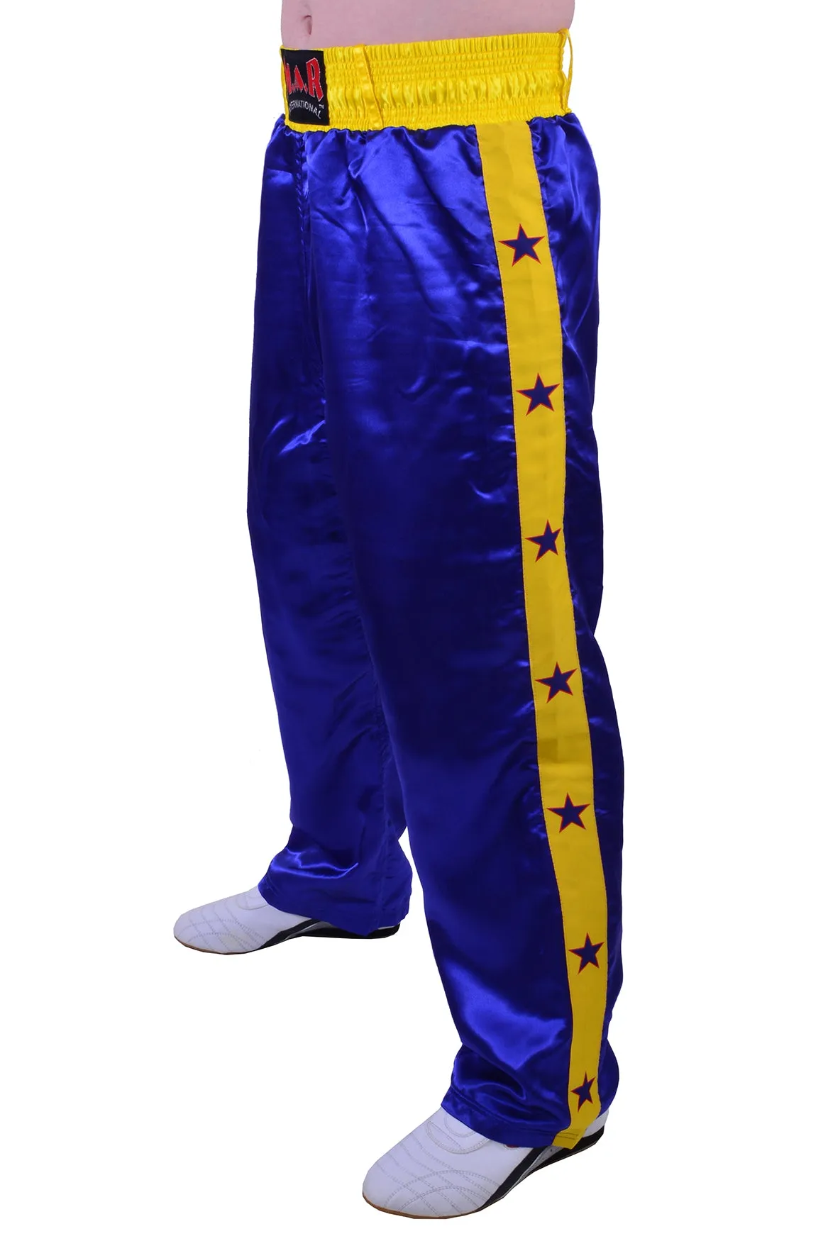 MAR-086C | Blue Stripe Freestyle Trouser w/ Stars