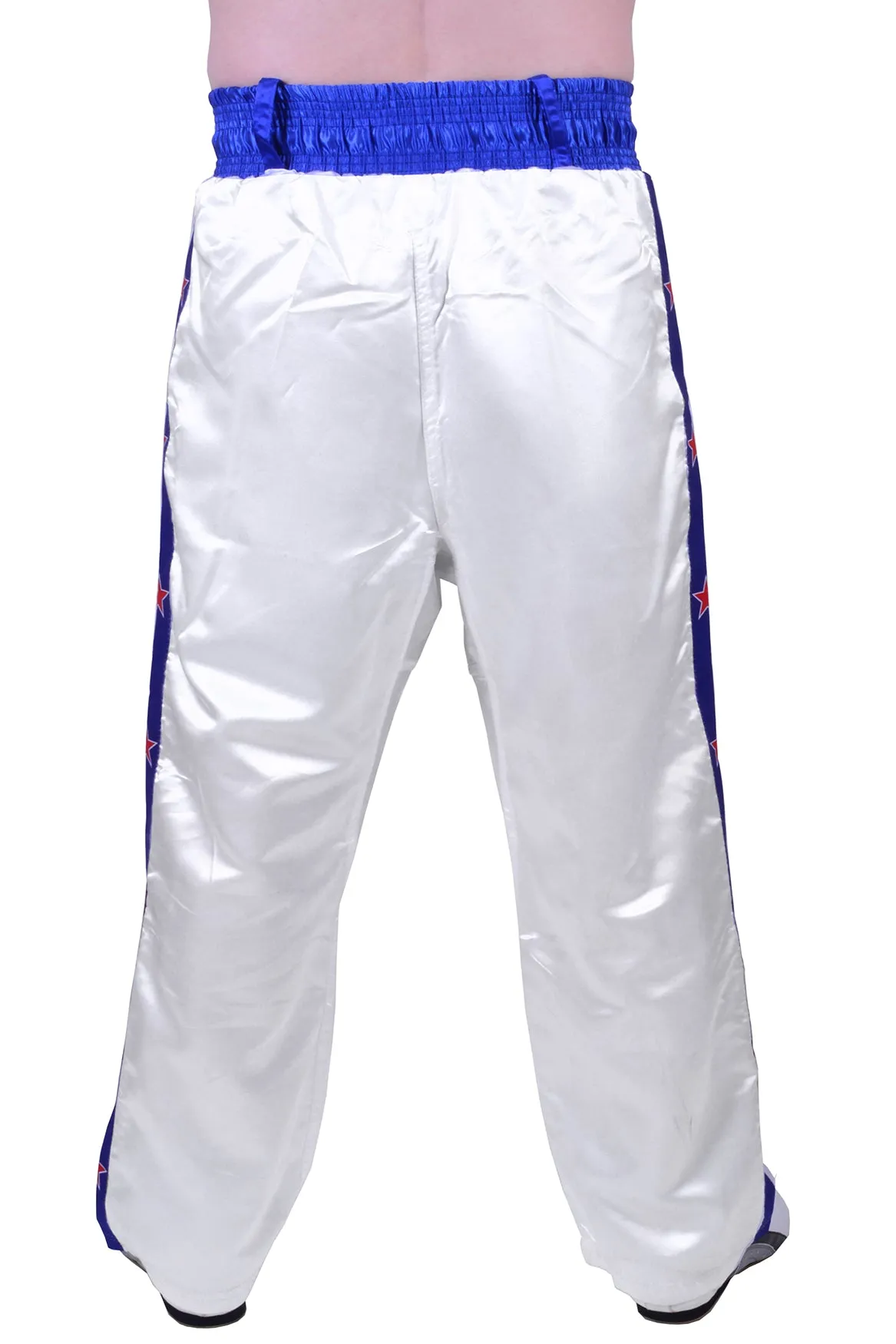 MAR-086D | White Stripe Freestyle Trouser w/ Stars