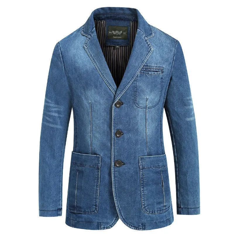 Men's Denim Suits, Men's Cotton Denim, Konishi Decoration