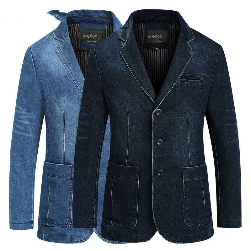 Men's Denim Suits, Men's Cotton Denim, Konishi Decoration