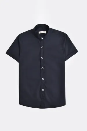 Midnight Black Casual Shirt