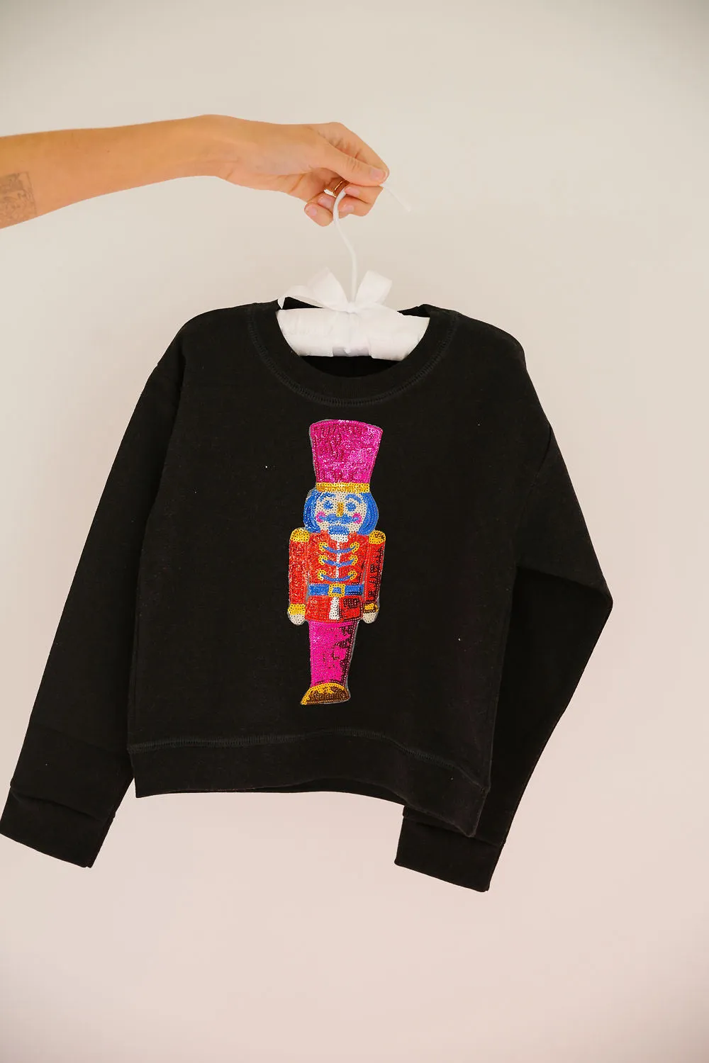 MINI KIDS SEQUIN NUTCRACKER PULLOVERS