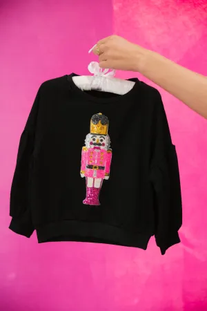 MINI KIDS SEQUIN NUTCRACKER PULLOVERS