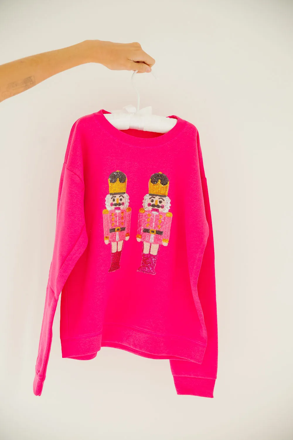 MINI KIDS SEQUIN NUTCRACKER PULLOVERS